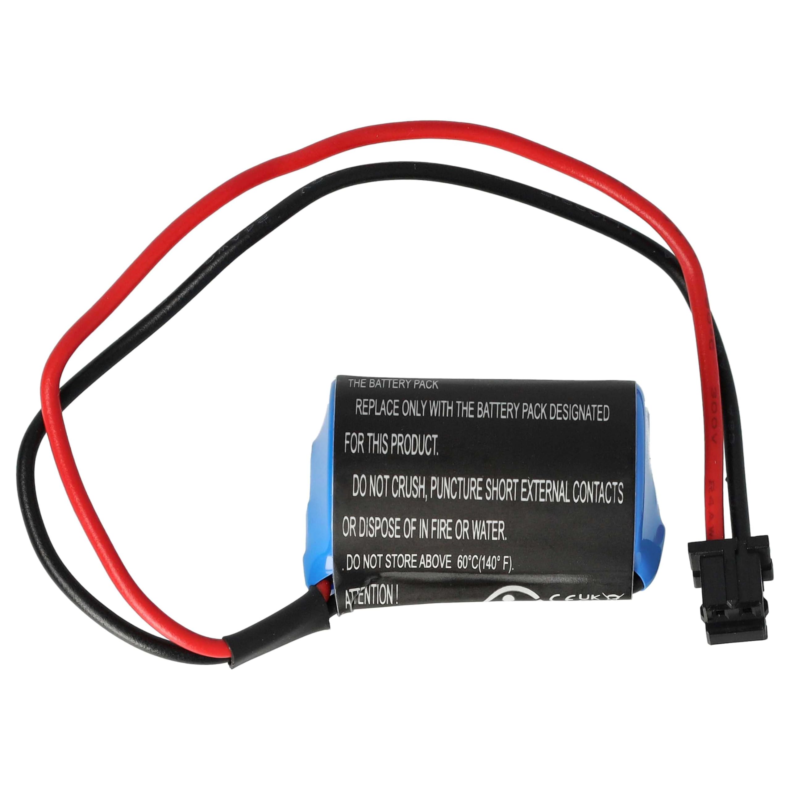 vhbw 5 x bateria kompatybilna z Omron V Servo Drive, Sigma 2, SGDH ServoRack, SGDH Amplifier CNC, serwo napędowe (1000 mAh, 3,6 V, Li-MnO2)