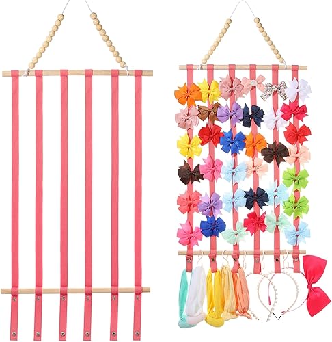 Miniatura 14 de YOcity Soporte Organizador de Diademas para Niñas Bebés Diademas Accesorios para el Cabello Organizador de Lazos para el Cabello Almacenamiento