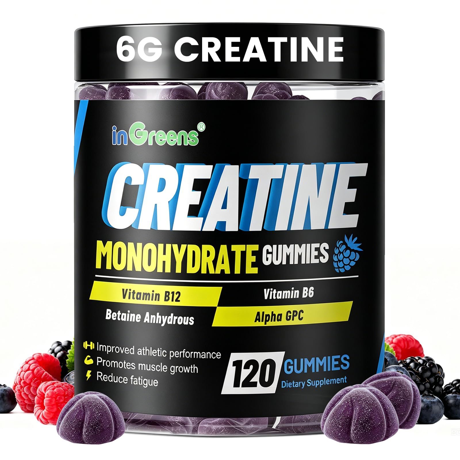 inGreens 6g Creatine Gummies