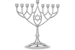 Classic Geometric Hanukkah Menorah