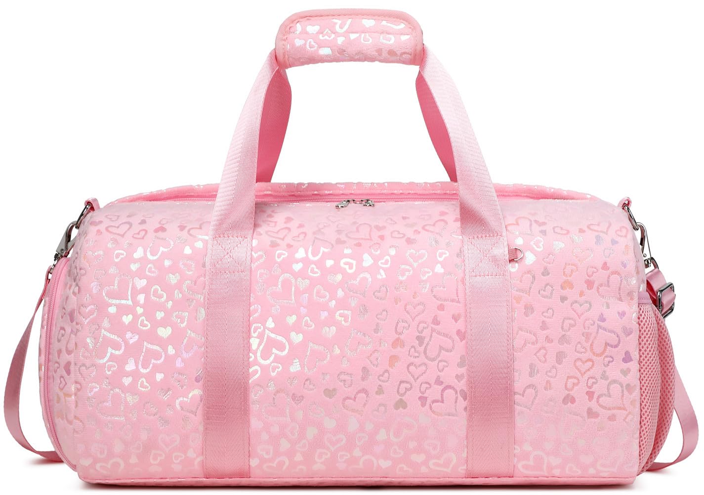 Girls Sports Gym Bag Duffle Bags for Travel Duffle Bag Girls Weekend Bag Swimming Bag with Shoe Compartment — image 1