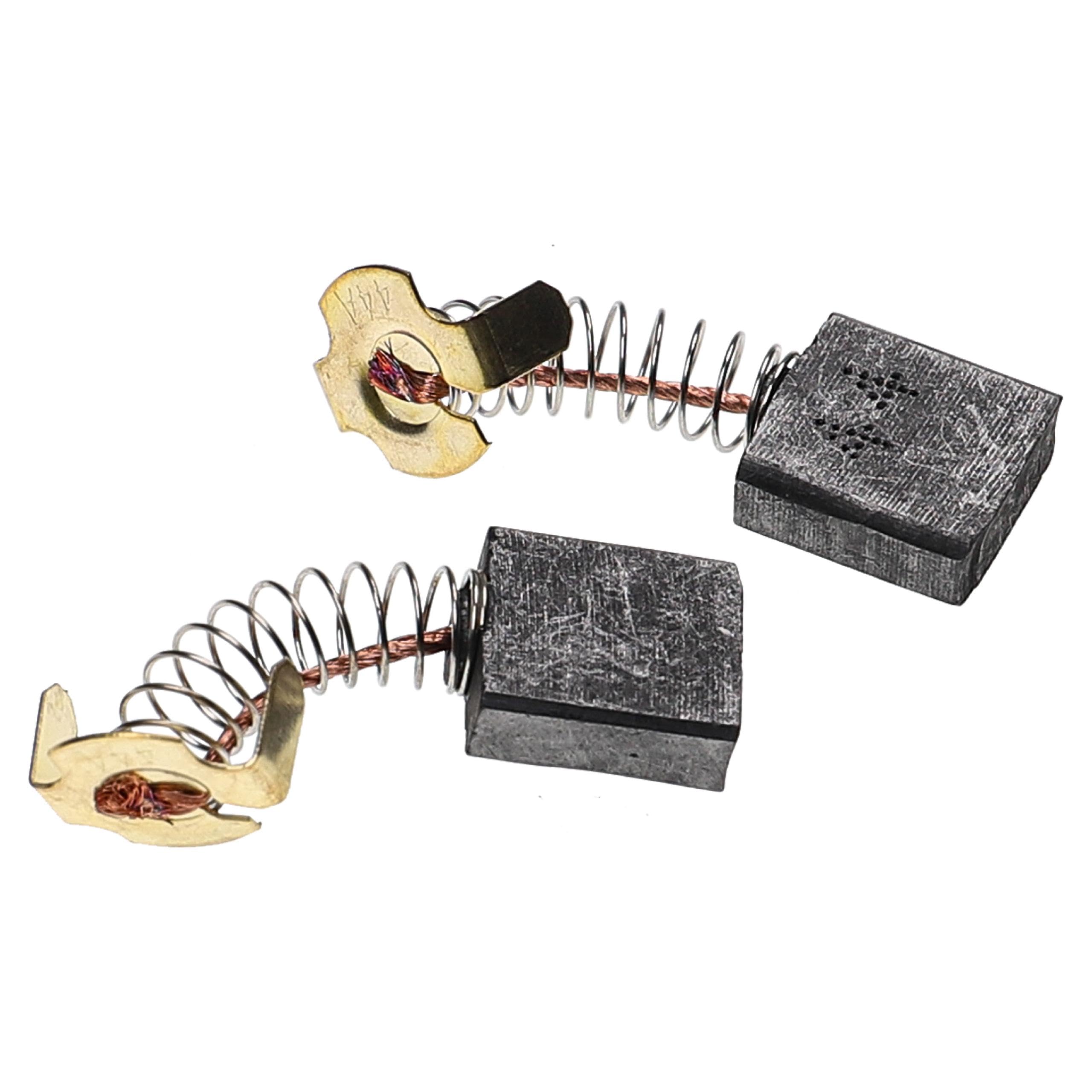 vhbw 2 x koolborstel motorkool schuurkool 7 x 11 x 16,5 mm compatibel met Hitachi DH38MS, DH38YE2, F-30A, G13SC, G13SC2, H30PV elektrisch gereedschap