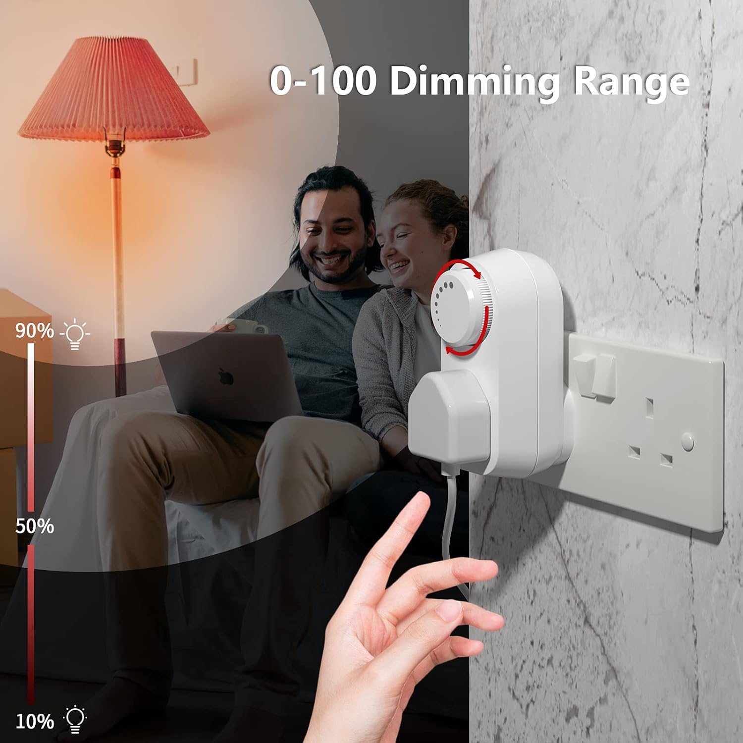 iolloi Plugin Dimmer Switch, LED Dimmer Switch For Dimmable LED