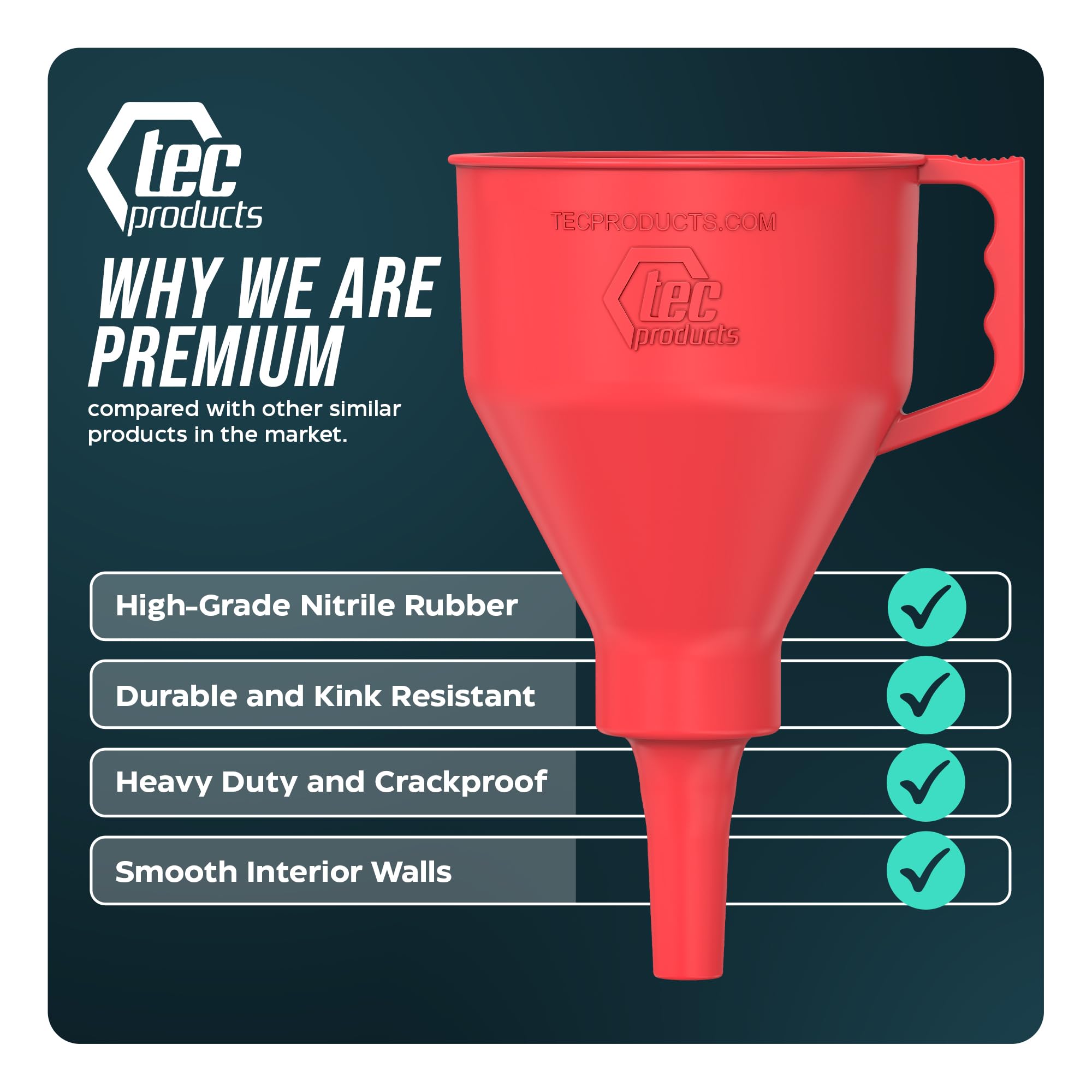 Snapklik.com : TEC Products FlexAll Short Neck Funnel - Flexible Funnel ...