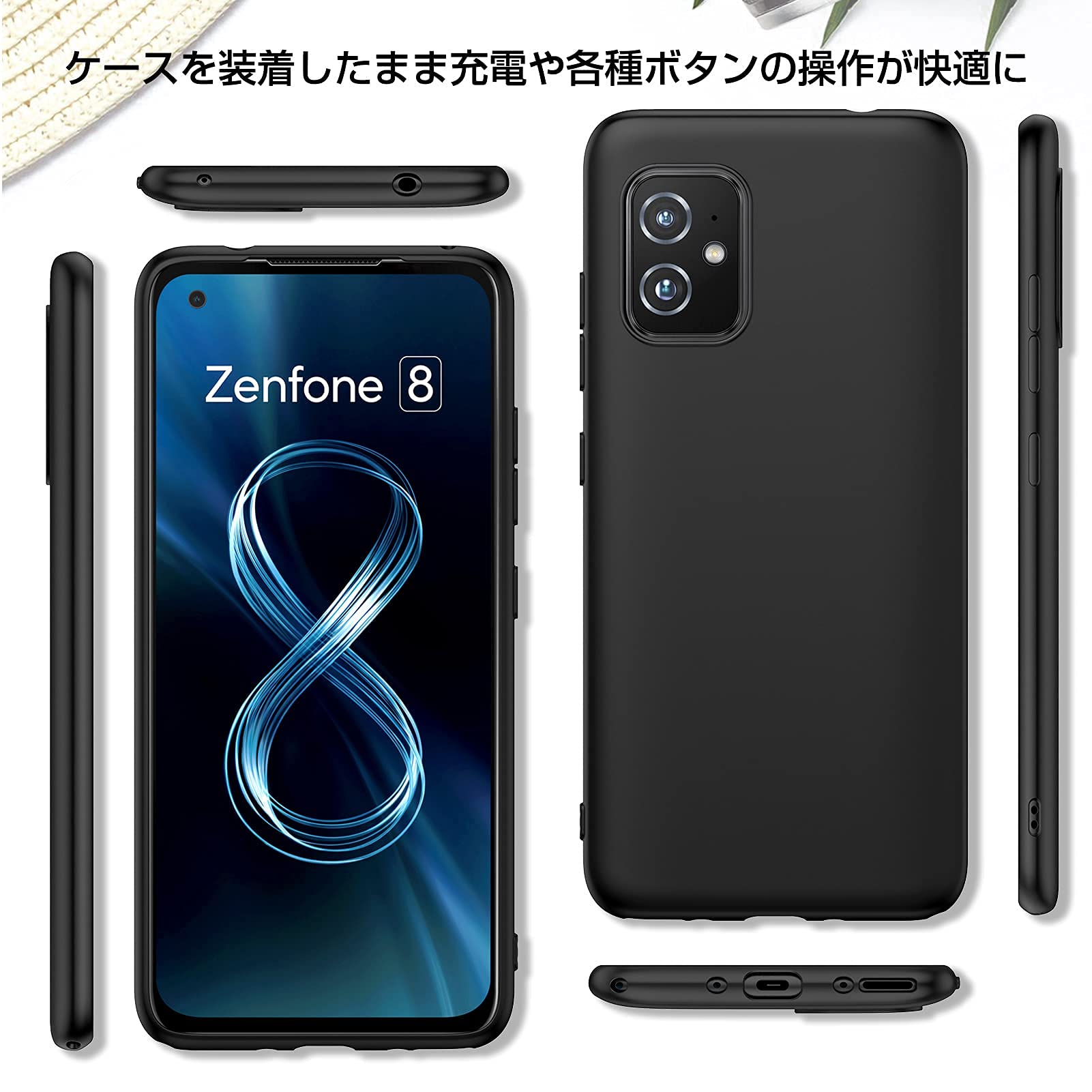 Amazon.co.jp: Zenfone 8 ケース ASUS Zenfone 8 (ZS590KS 