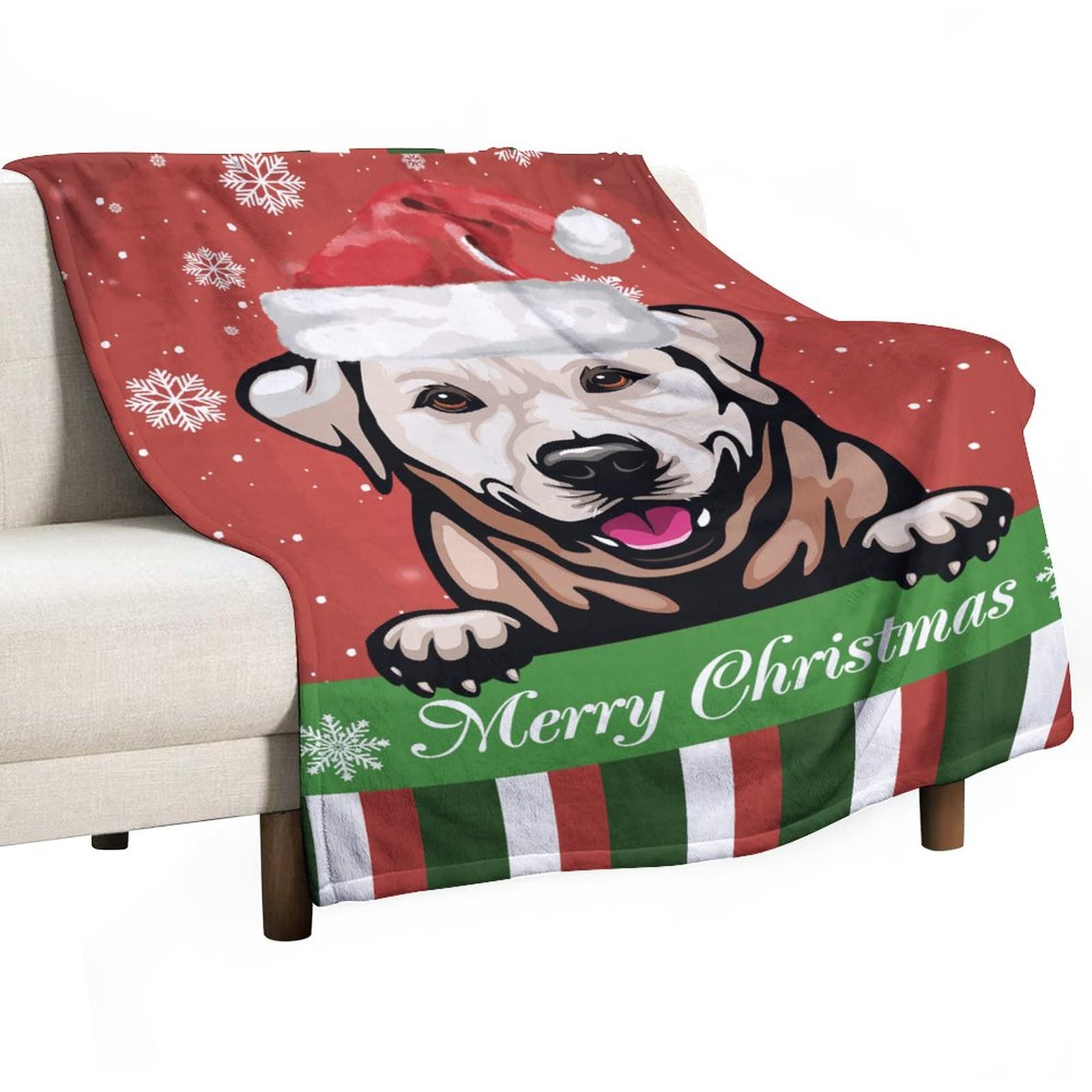 Couverture pour chien motif Noël 130x150cm, cadeau amoureux animaux
