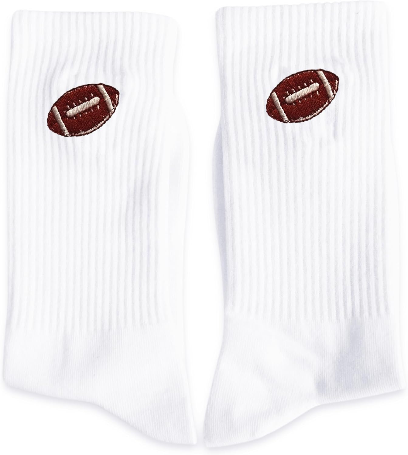 Football Embroidered Socks Game Day Gift for Sports Fans