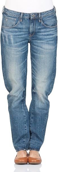 G-STAR Femme Jean Arc 3D Low Waist Boyfriend, Bleu (Medium Aged 60892-8452-071), 23W / 32L