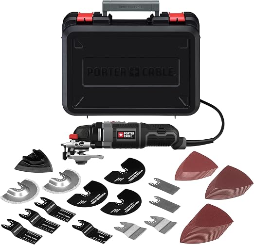 Porter Cable PCE605K52 3.0-amp Oscillating Multi-Tool Kit with 52 Accessories
