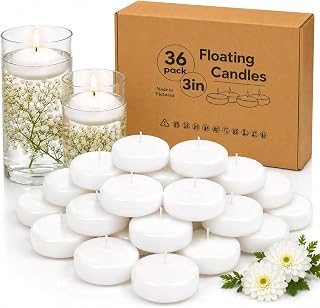 White Floating Candles 3 inch