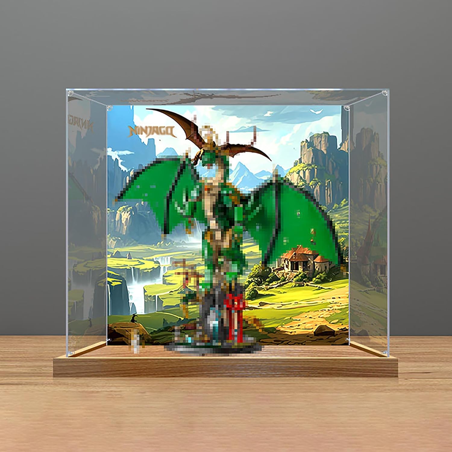 Acrylic Display Box for Lego 71847 Models, Dustproof Organizer Box, 3mm Collection of Decorative Transparent Display Case ,A