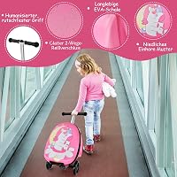 2er Set Reisespiegel Mit Kamm Für Kinder – Süße Cartoon-Motive, Klappbar, 110x77 Mm