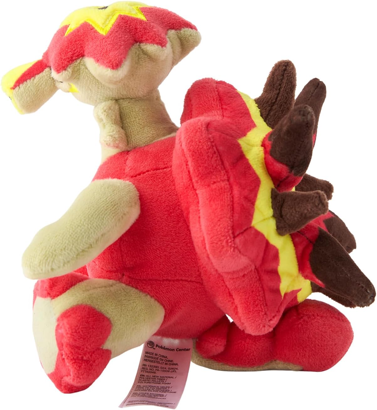 Pokemon Center Original Plush Pokemon Fit Turtonator