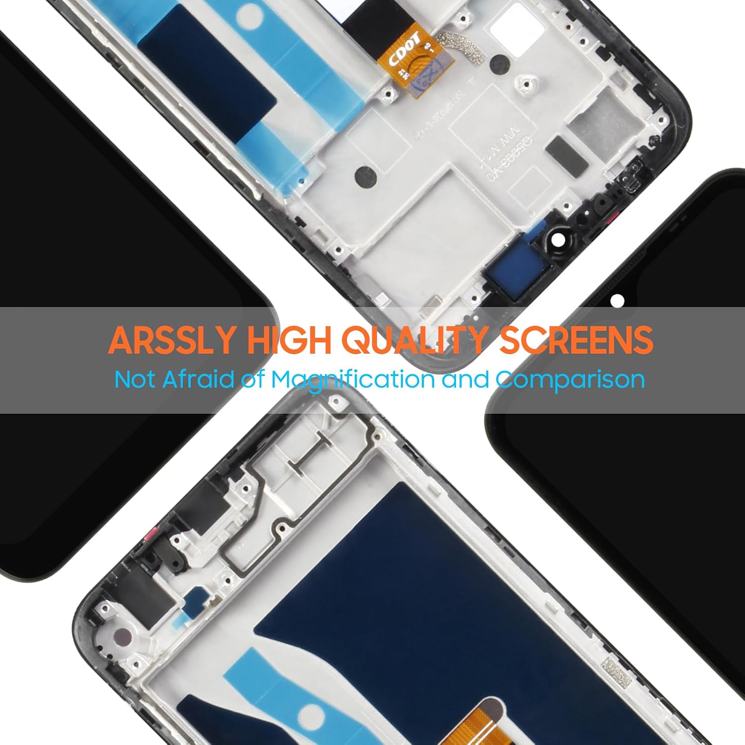 LCD Display for Nokia G310 5G Screen Replacement, LCD Screen for Nokia G310 5G TA-1573 / G42 TA-1581 Touch Screen Digitizer Assembly Black with Frame 6.56”