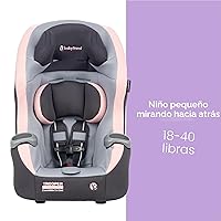 Vista 5 de Baby Trend Trooper™ Slim 3 en 1 Asiento de coche convertible, Rosa Cuarzo