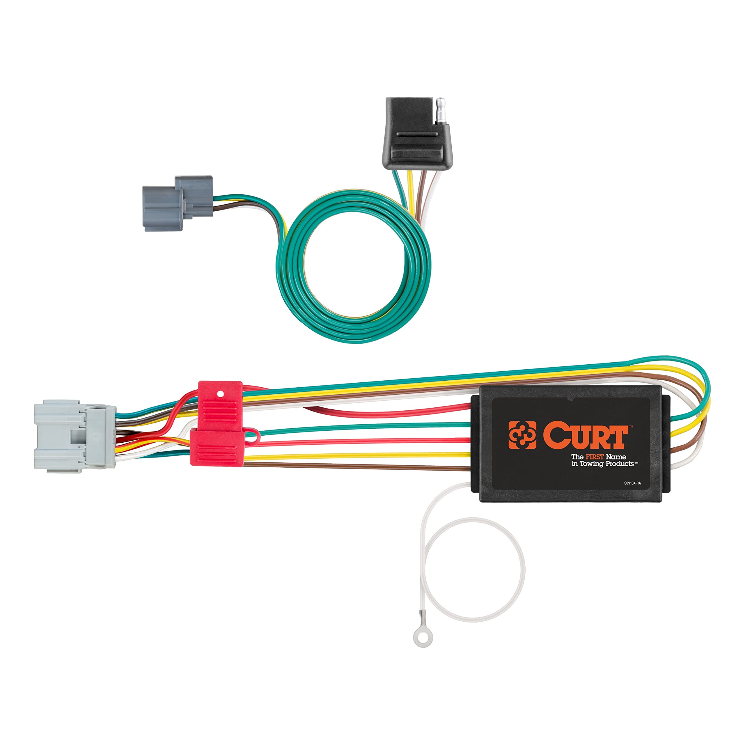 Amazon.com: CURT 56029 Vehicle-Side Custom 4-Pin Trailer Wiring Harness,  Fits Select Honda Element : Automotive