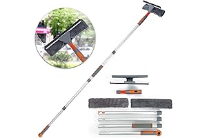 Professional Window Squeegee Cleaner with Telescopic Pole