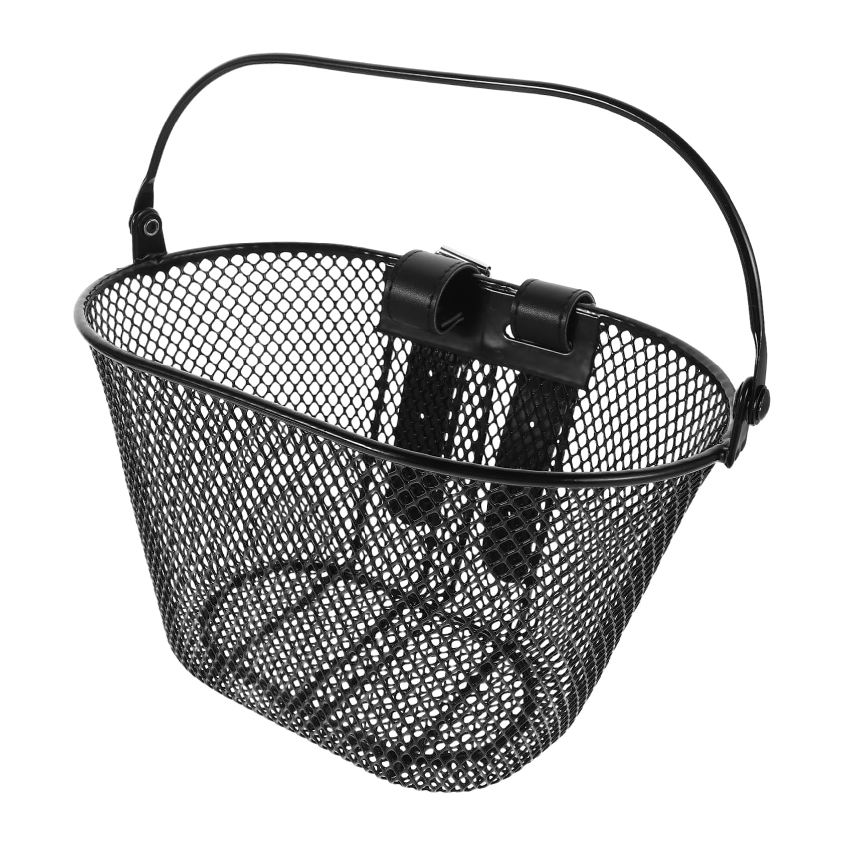 BCOATH Sturdy Metal Wire Bicycle Handlebar Basket for Easy Access Convenient Carrying Handle for Bikes Tricycles and Scooters