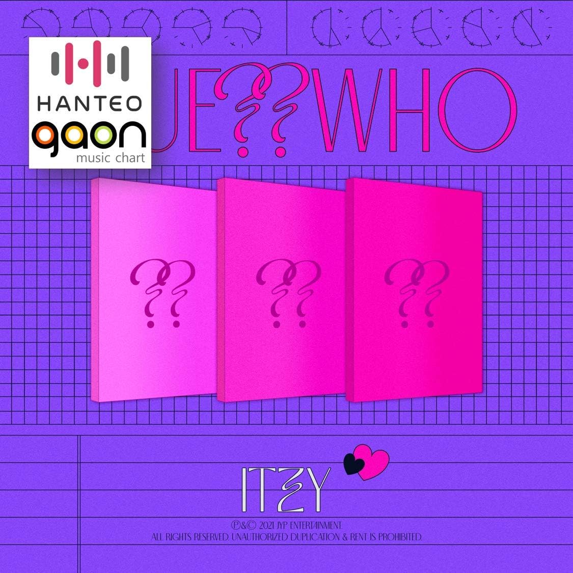Itzy - Guess Who [Day&Night ver.] [Pre Order] CD+Photobook+Folded Poster+Others with Tracking, Extra Decorative Stickers, Photocards