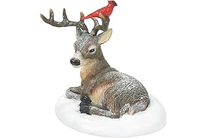 Department 56 Christmas Deer Figurine - Adds Festive Charm to Your Village