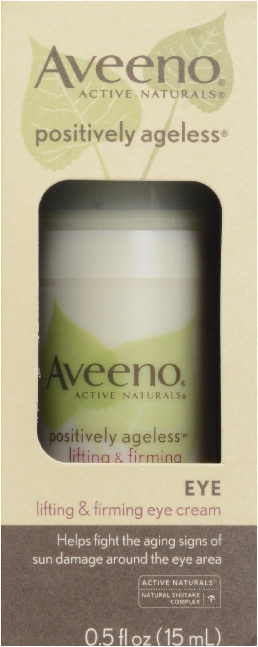 Aveeno, Facial Moisturizers Positively Ageless Lifting Firming Eye Cream, 0.5 oz