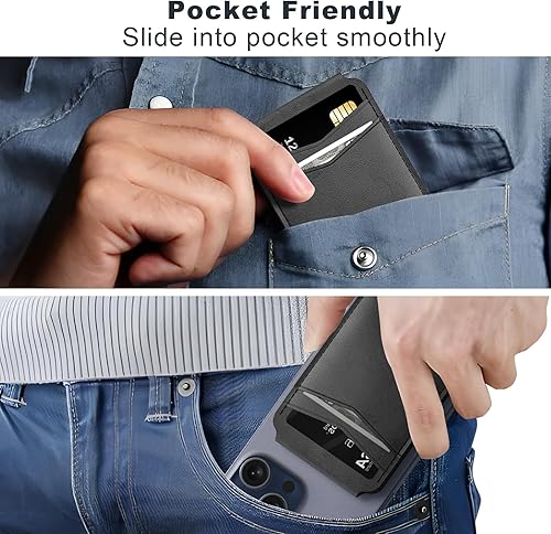 Miniatura 4 de typecase Cartera magnética compatible con Magsafe cartera magnética para teléfono y tarjetero para Apple iPhone 15, 14, 13, 12 Pro Max, soporte