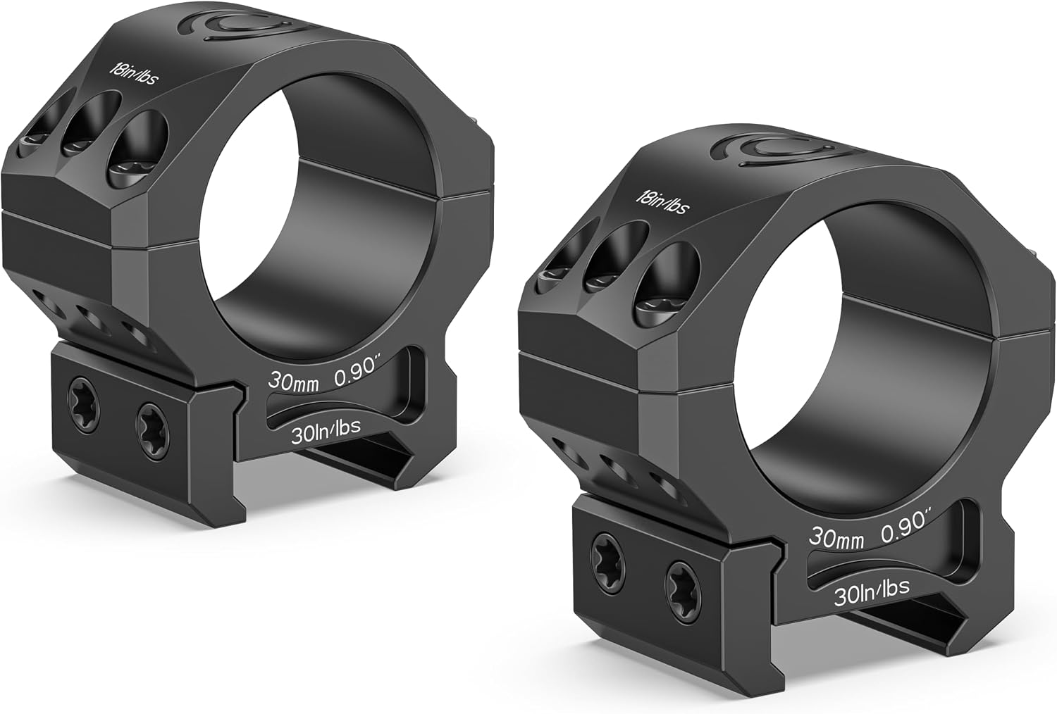 CVLIFE Precision Scope Rings Mount for Picatinny Rail and More - 2 Pieces