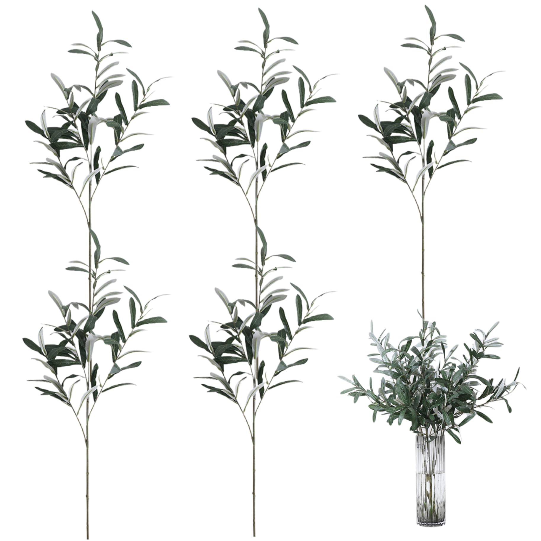 Branches d'olivier artificielles de 30 pouces pour déco table