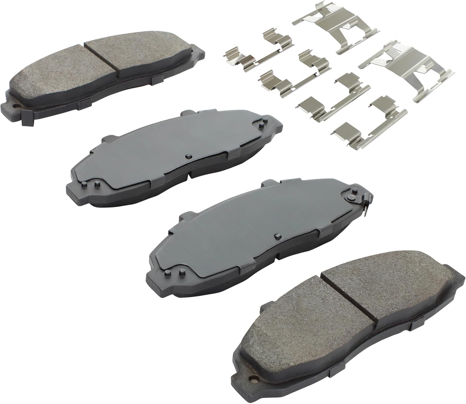 QUALITY-BUILT Front Semi-Metallic Brake Pads, Work Force 1002-0679M, Compatible with 1997-2007 Ford/Lincoln (Blackwood,F-150,F-150 Heritage,F-250,Lobo)