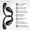 MOTIONS MS-E51 OWS Açık Kulak Tasarımlı Kablosuz Kulaklık, Çift Mikrofonlu ENC Gürültü Engelleme, Hi-Fi, Bluetooth 5.3, 600mAh Şarj Kutusu, Siyah