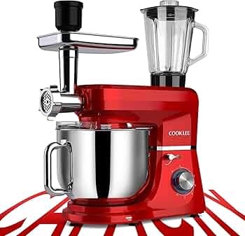 Amazon.com: COOKLEE 6-IN-1 Stand Mixer, 8.5 Qt