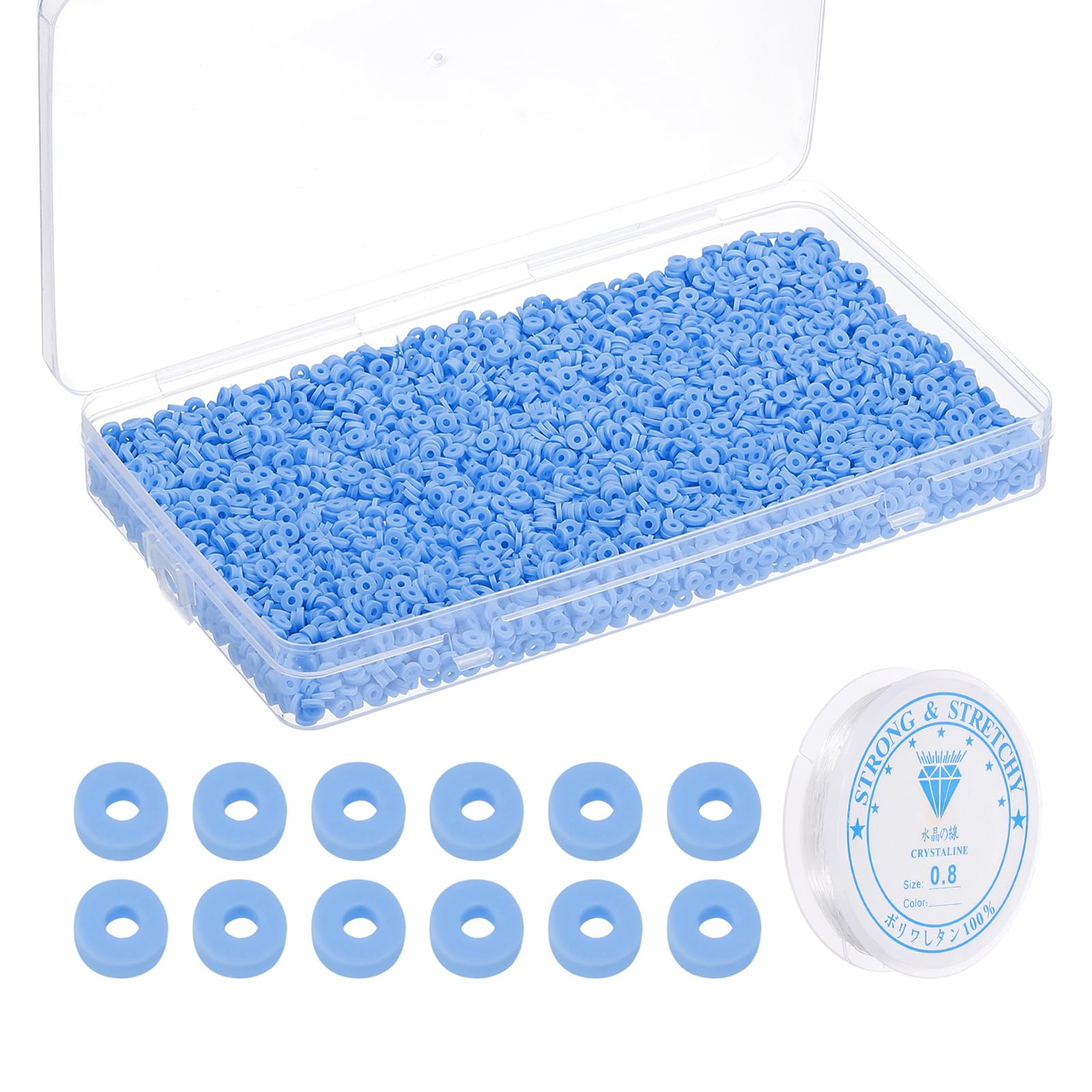 PATIKIL 4000 Pcs Clay Beads Bracelet Making Kit