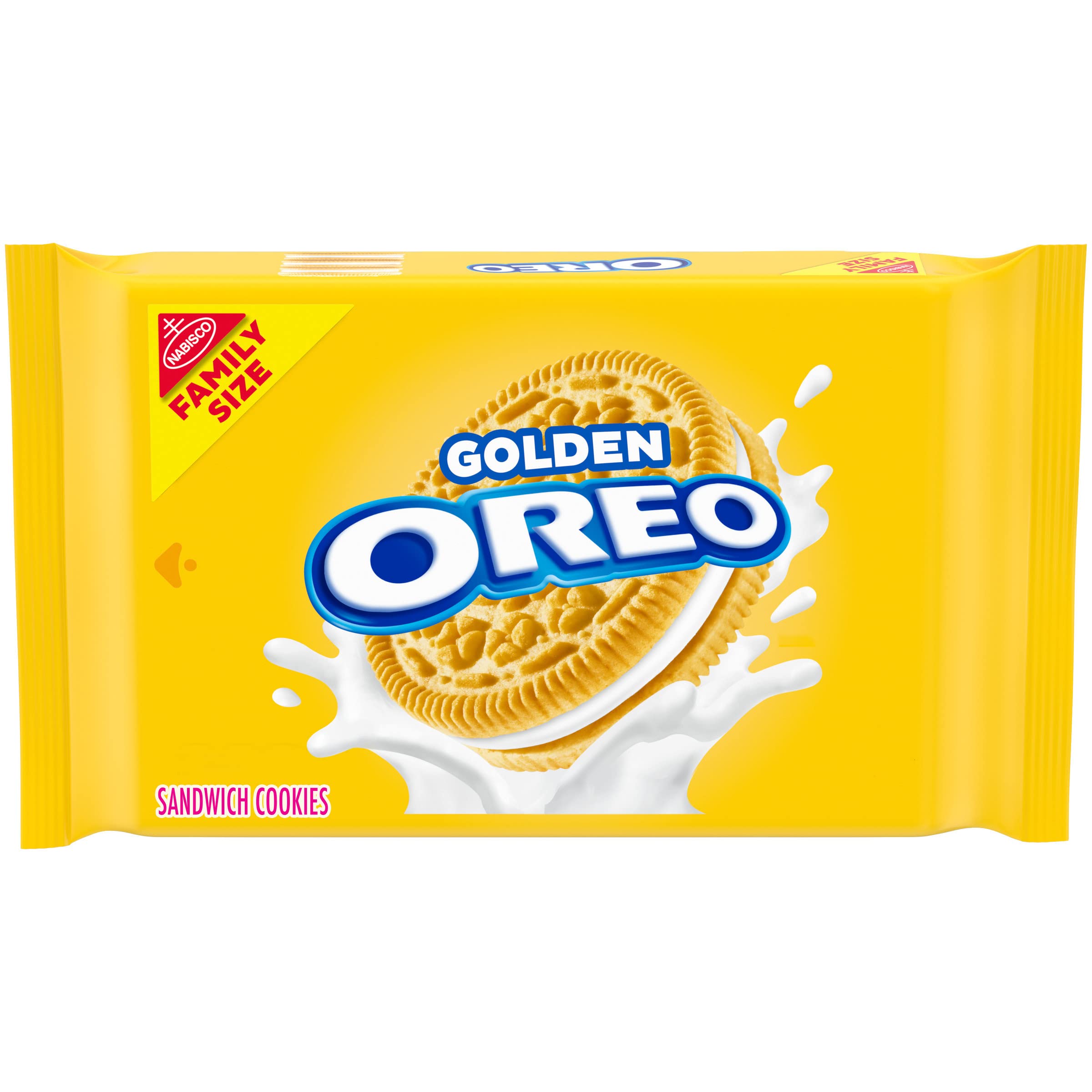 Photo 1 of **BEST BY: 17 JANUARY 2024**   OREO Golden Sandwich Cookies, Family Size, 18.12 oz- PACK OF 4 