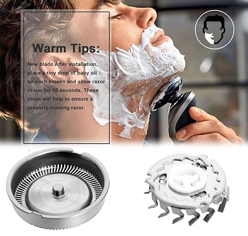 Miniatura 5 de Poweka HQ56 - Cabezales de afeitadora de repuesto compatibles con Philipss Norelcos HQ55 HQ56 HQ3 HQ4 HQ6
