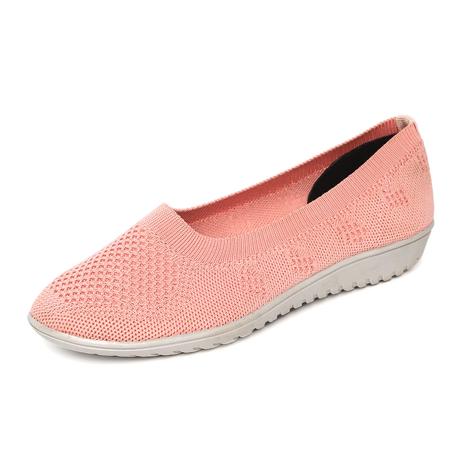 Women's Athleisure Lightweight Active Wear Knitted Mesh Slip on Comfortable Casual Flat Ballerina Shoes for Walking, Athletic, Gym, Work, etc.-image-47