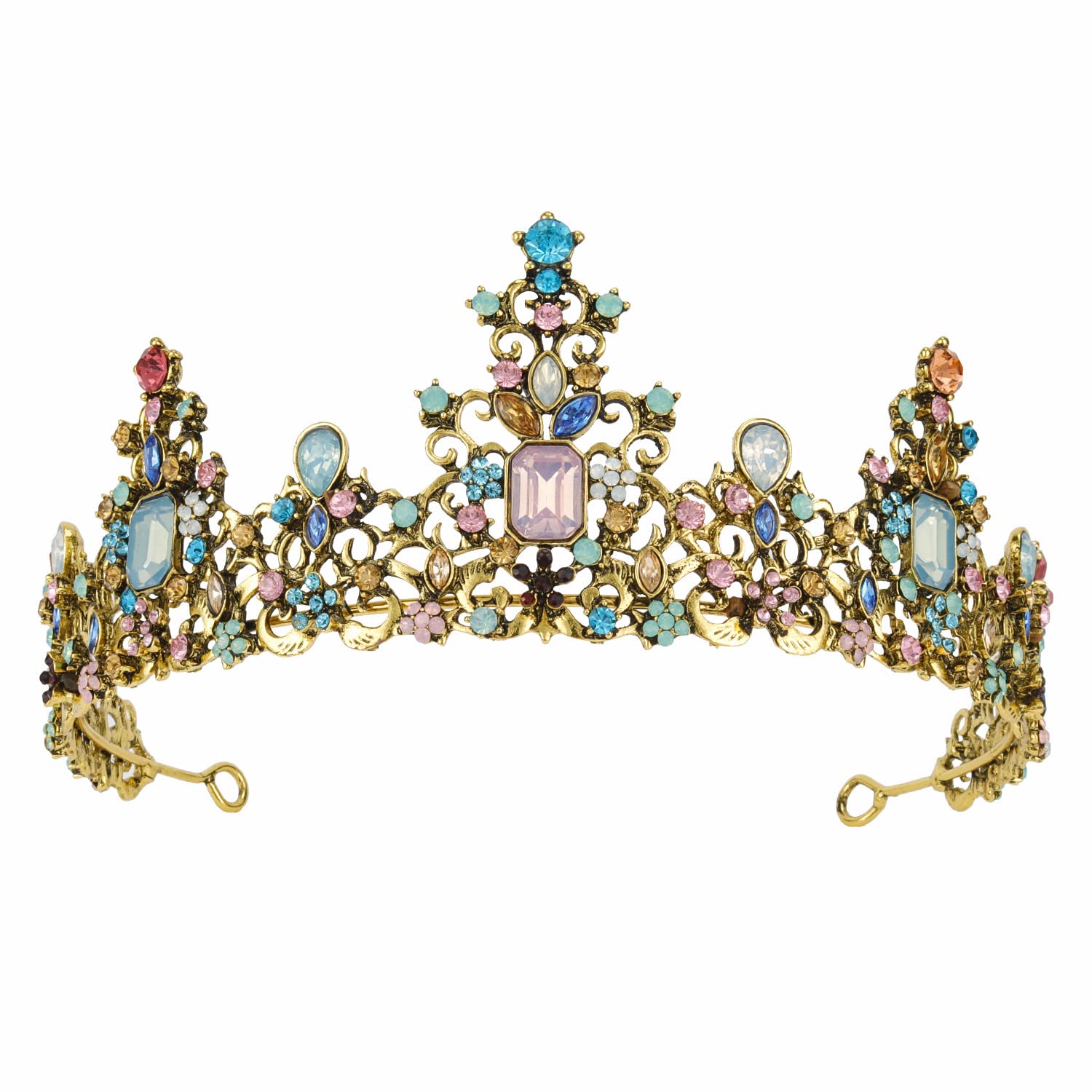 Didder Baroque Vintage Crowns for Women Princess Crown Tiaras for Women Girls Royal Tiaras and Crown for Women Wedding Tiara