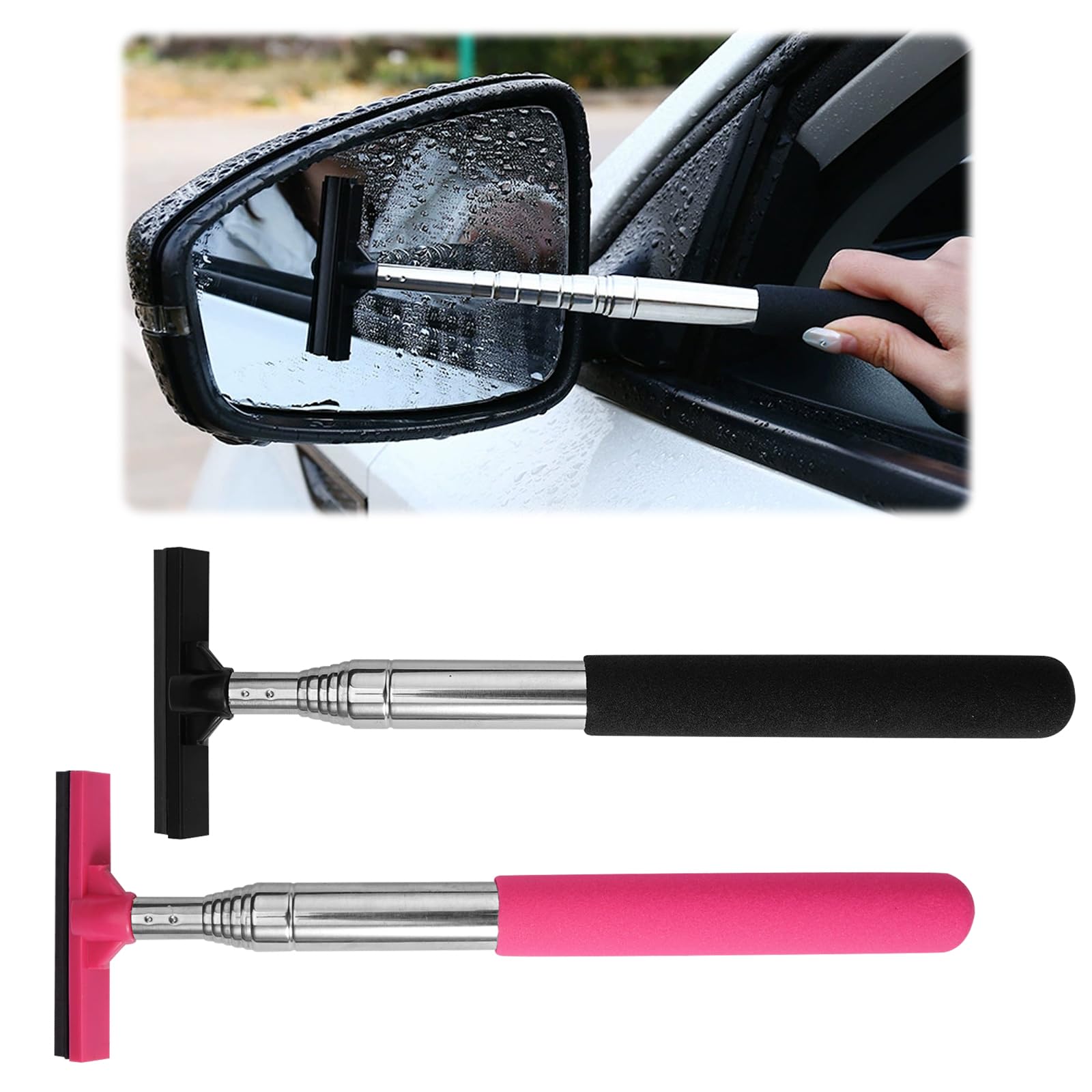 Raclette De Nettoyage Professionnelle Pour Fenêtre, Kit De Nettoyage De Fenêtre De 150 Cm, Tête