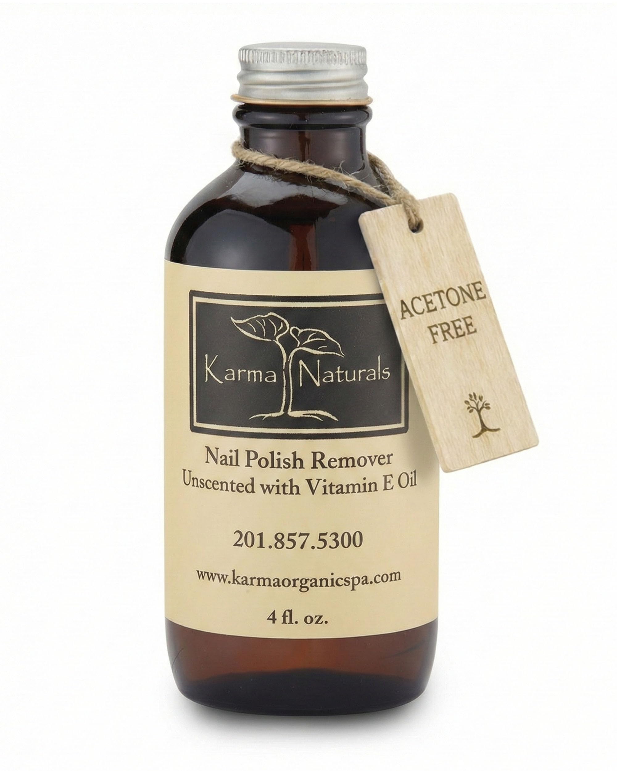 Karma Organic Nail Polish Remover Unscented - 4 fl. oz.