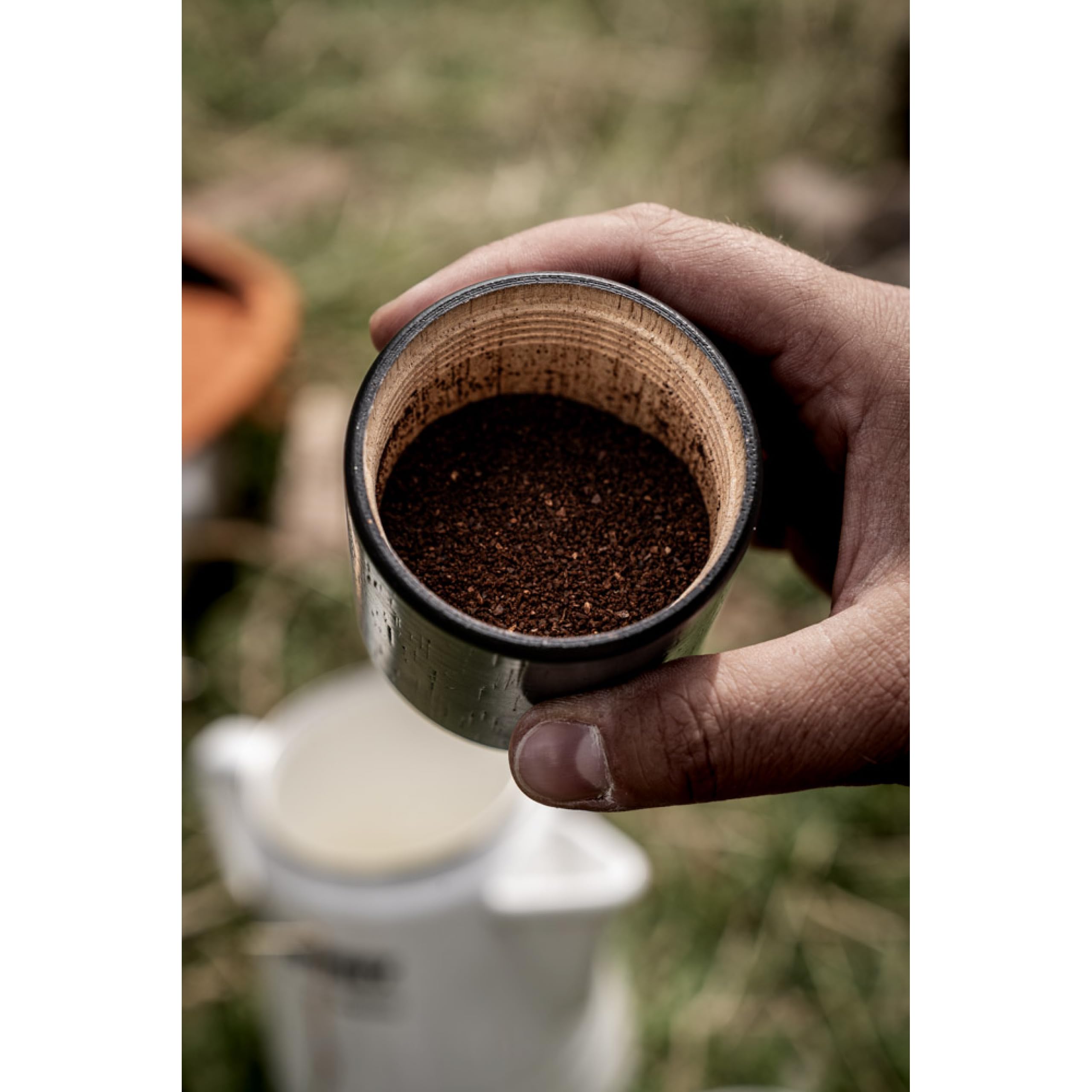 Petromax Handkaffeemühle Mahlwerk aus Gusseisen Mahlgrad einstellbar in 5 Stufen