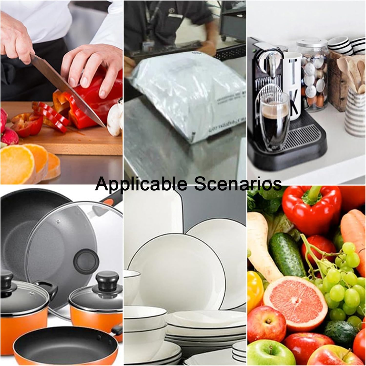 Foldable Kitchen Workbench Stainless Steel Work Table Square Countertop Snap-On Design Precision Welding Rubber Feet Thickened Tabletop Reinforced Crossbeams Brushed Finish