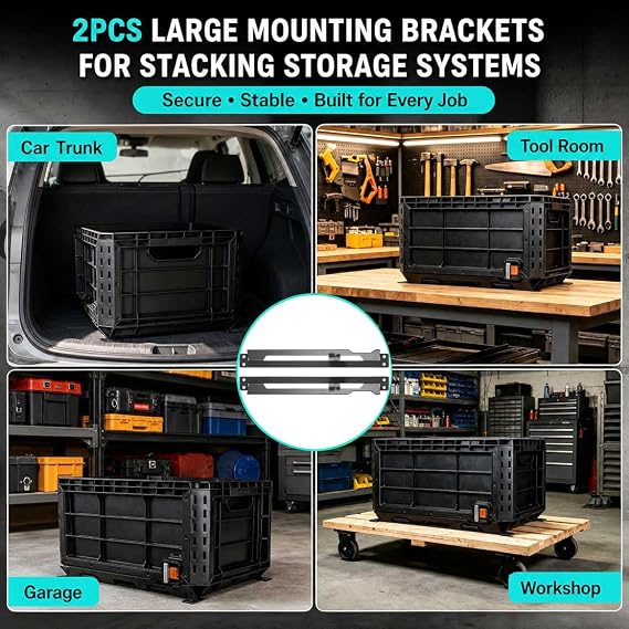 Large Mounting Brackets for Toughbult Stacktech Full Width Metal Base