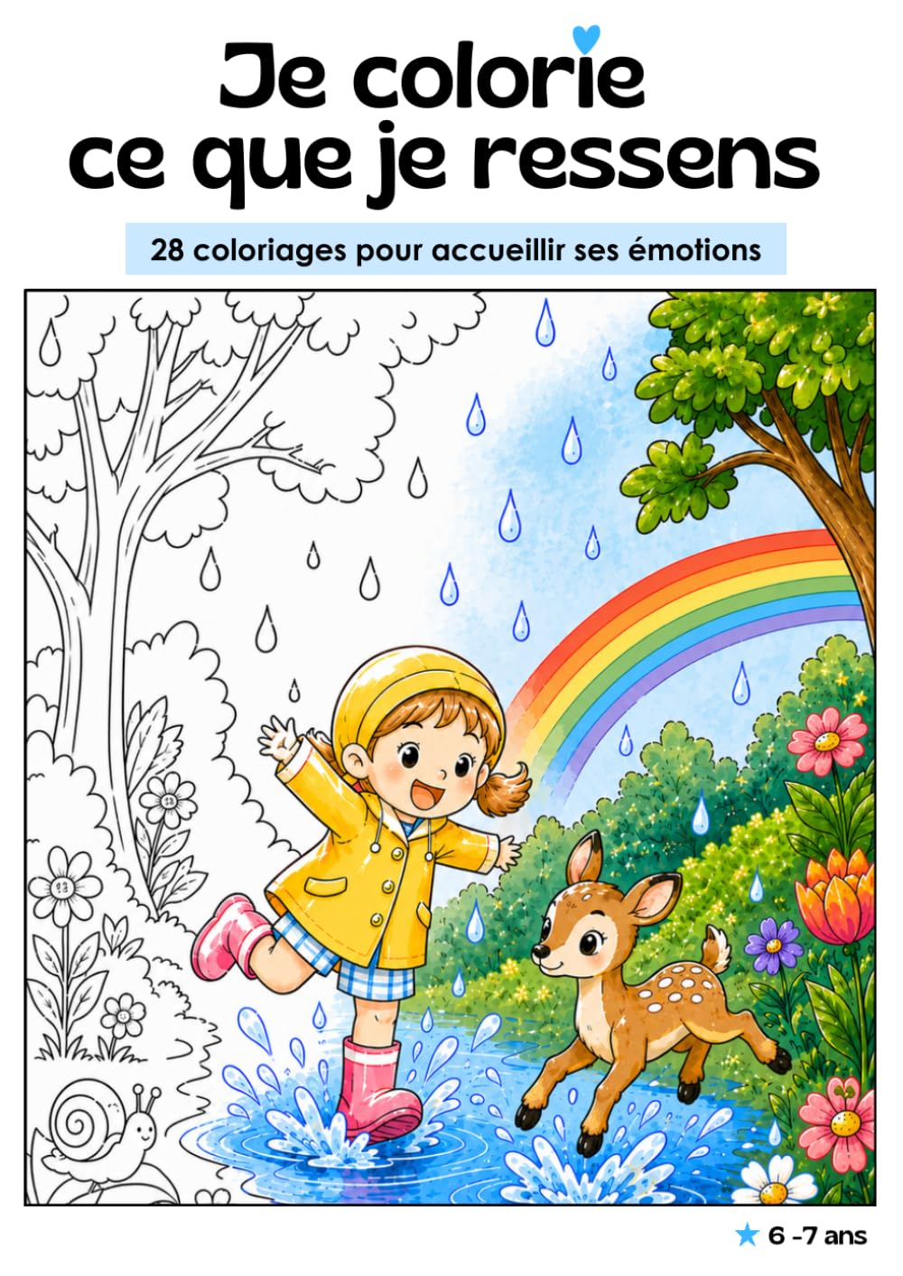 Je colorie ce que je ressens: 28 coloriages pour accueillir ses émotions