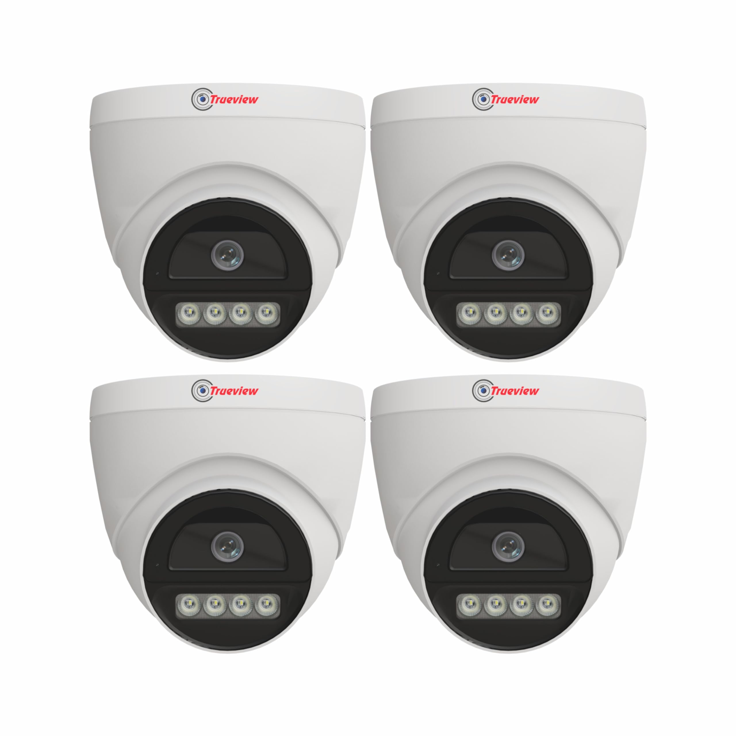 Trueview 2MP Dual Light HD Dome Wired CCTV Camera with Built-in Mic | Works with DVR (TVI/AHD/CVI/CVBS) | All Time Color Vision, 3.6mm Lens, 20M IR, 15M White LED | H.265 Compression (4 HD Dome)-image-6