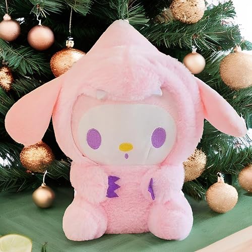 Miniatura 2 de 5 PCS Sanrio Plush Set, Hello Kitty Cinnamon Roll Plush, Kuromi, MyMelody, Christmas Dinosaur Plush Gift Suitable for Children and Adults