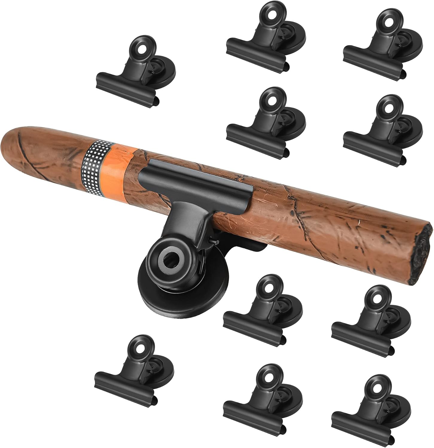 Brgrarry 10 Packs Golf Cart Cigar Holder Cigar Clip Cigar Minder for
