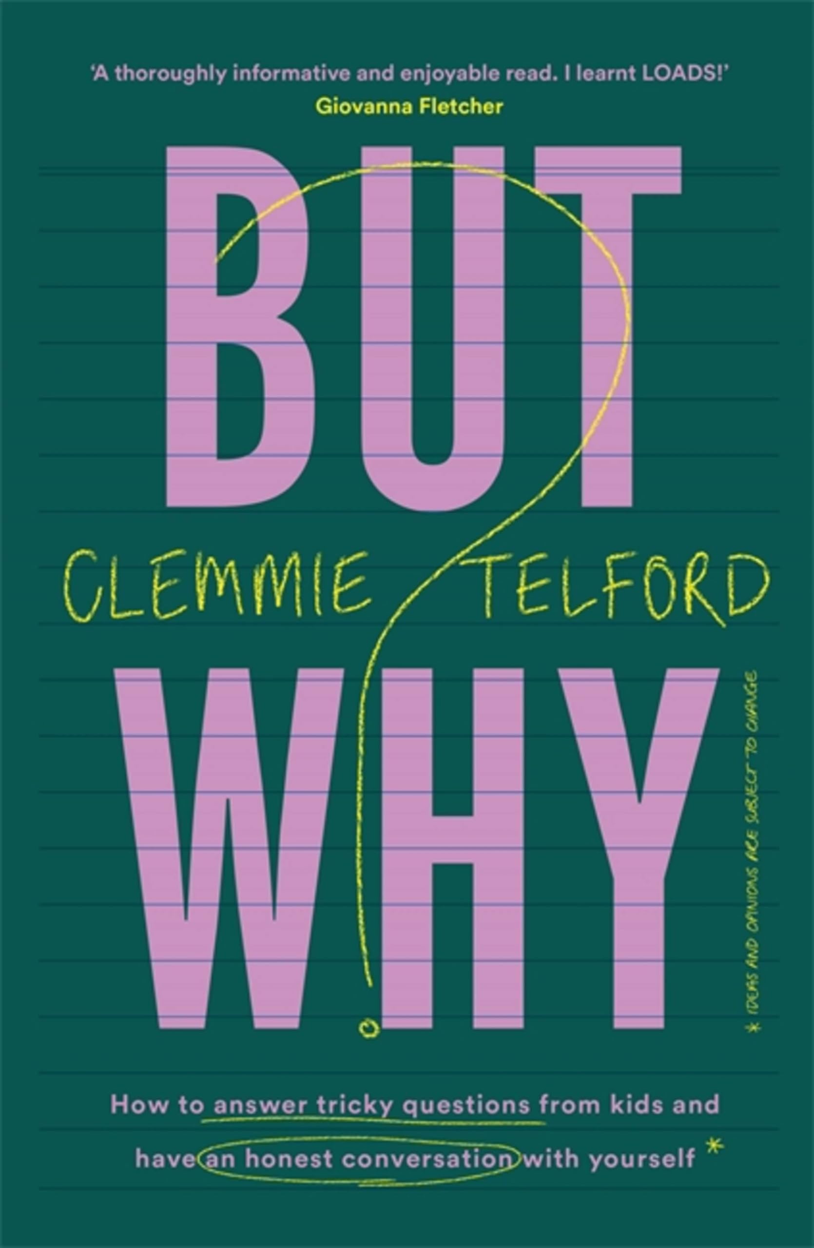 But Why by Clemmie Telford PAPERBACK 9781472278807