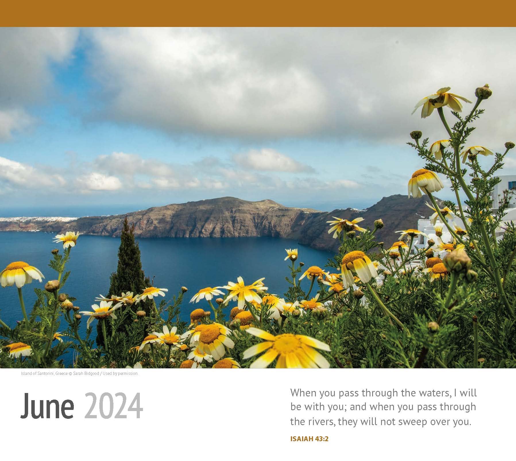 Our Daily Bread 2024 Inspirierender Wandkalender