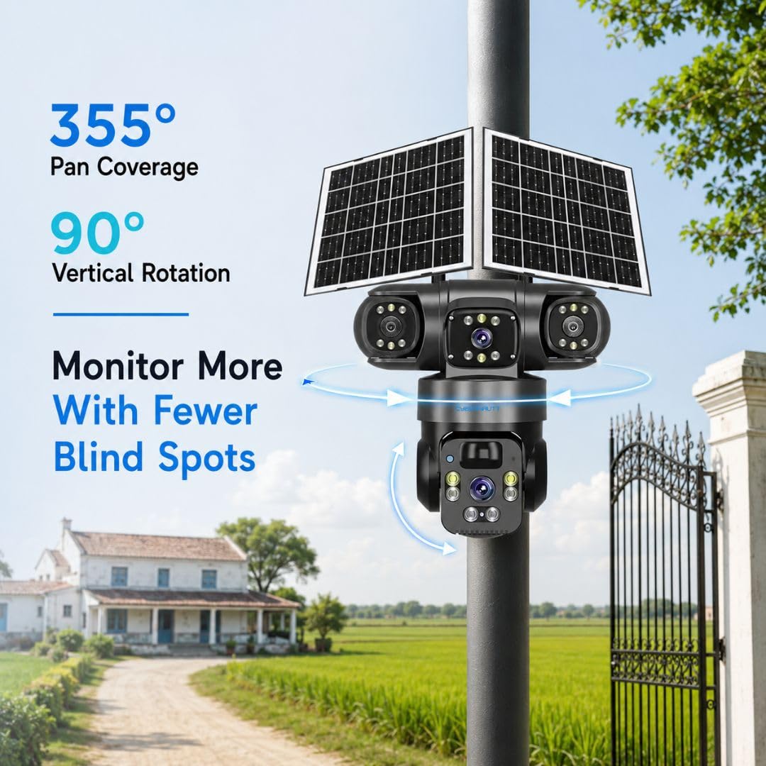 XUGA Cybernautt X10A Solar Security Camera -5