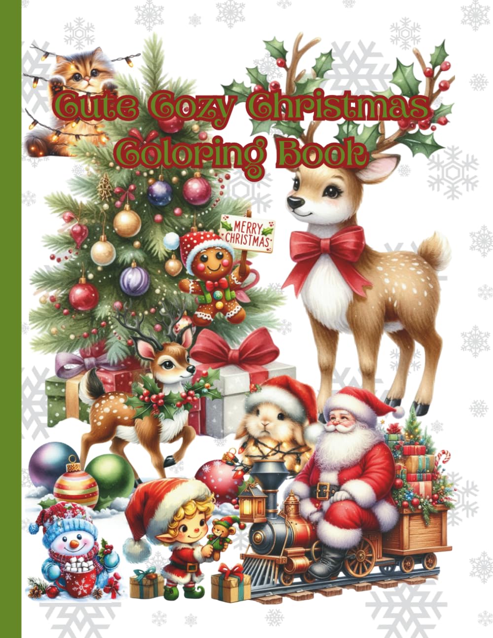 Cute Cozy Christmas Coloring Book