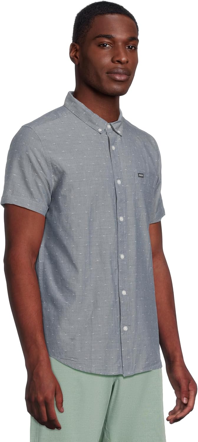 RVCA Men's Thatll Do Dobby Short Sleeve